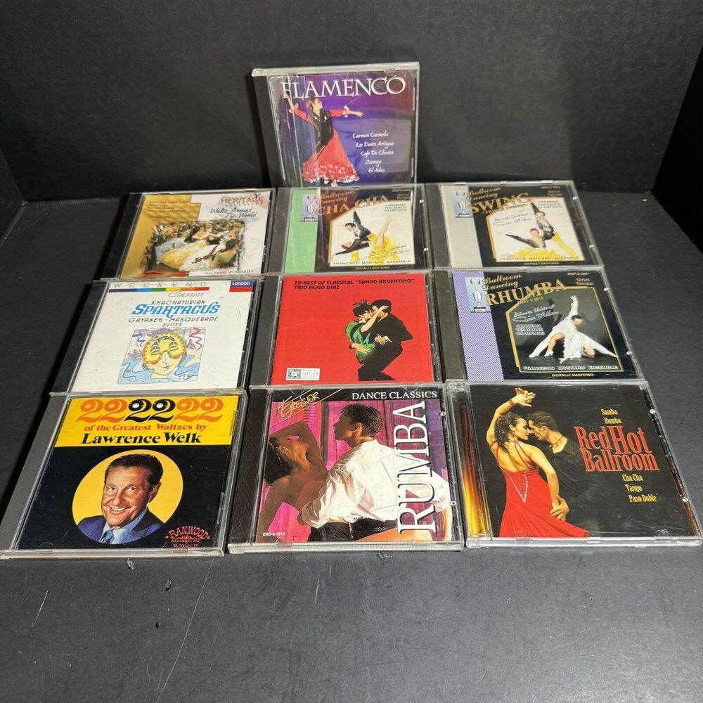 Ball Room Dancing Music CD Bundle of Ten [CD 087]